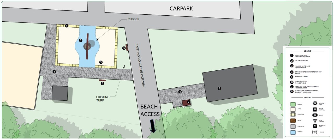 Preston Beach Access Improvements - Plan